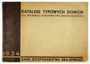 KATALOG typových domů pro malometrážní bydlení. 1934.