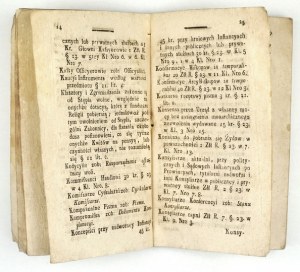 WANIEK I. - Informator stęplowy. Cracovie 1803.