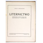 WIECZORKIEWICZ Tadeusz K. - Liternictwo. Podręcznik do nauki pisania pism reklamowych i ozdobnych. Poznań 1930....