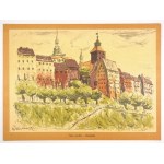 XIV Zjazd Lekarzy i Przyrodników Polskich w Poznaniu, autolitografie barwne. 1933.