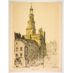 XIV Zjazd Lekarzy i Przyrodników Polskich w Poznaniu, autolitografie barwne. 1933.