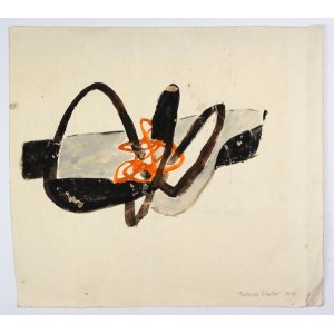 Tadeusz Kantor - Kompozycja abstrakcyjna, gwasz. 1947.