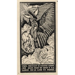 TŁOMAKOWSKI Janusz (1896-1980) - Anhelli. Puis, portant le cadavre dans ses ailes [...].