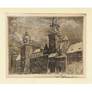 ZAKRZEWSKI Władysław (1903-1944) - Wawel od pn.-zach. - katedra.
