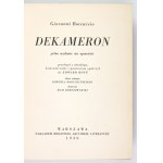 BOCCACCIO G. – Dekameron. Z ilustracjami Mai Berezowskiej. 1930.