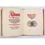 LAM Stanislas - Le livre polonais au XV et XVI siècle. Varsovie 1923. Édité et l&#39;imprimé de Wł. Łazarski. 8, s....