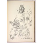 SPARE Austin Osman - A Book of Automatic Drawing. London 1975. Catalpa Press. folio, k. [4], tabl. 16. opr. oryg....