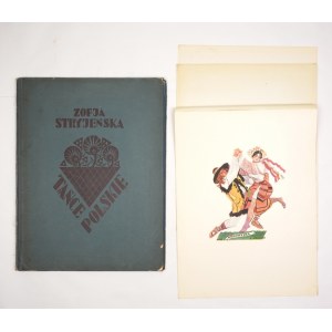 Zofia Stryjeńska – Tańce polskie. [cop. 1929]. Jedna z najbardziej cenionych i popularnych tek autorki.