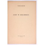 MIKULSKI T. - Gość w Heilsbergu. 1952. Dedykacja autora. Wydano 70 egz.