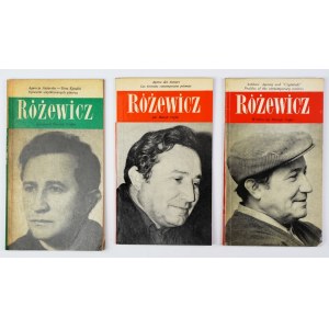 VOGLER Henryk - Różewicz. Warszawa 1969. Agencja Autorska i Dom Książki. 16d, s. 64, [1]....