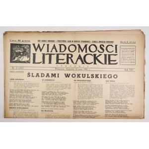 Wiad. Literary, no. 707: 16 May 1937; excerpt from Schulz's short story.