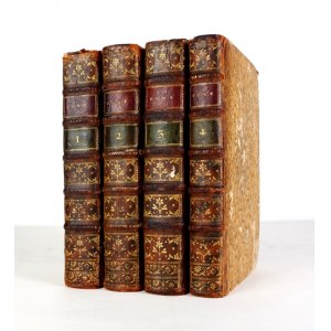 W. Coxe – Voyage en Pologne, Russie, Suède, Danemarc. A Genève 1787. Edycja czterotomowa.