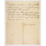 [KOSSAK Wojciech]. A collection of documents and letters by Wojciech Kossak regarding a series of his oil sketches for the panorama Somosi...