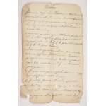 [KOSSAK Wojciech]. A collection of documents and letters by Wojciech Kossak regarding a series of his oil sketches for the panorama Somosi...