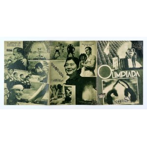 [RIEFENSTAHL Leni]. Program kinowy do filmu Olimpiada w reż. Leni Riefenstahl z 1936.