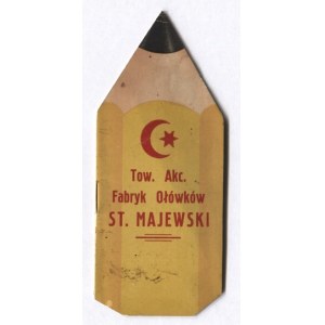 St. MAJEWSKI, Fabryka Ołówków. [notes].