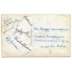 [KRAKOW - trip of Lviv tramway workers - group photograph]. [VI 1933]. Photograph form. 8,3x13,...