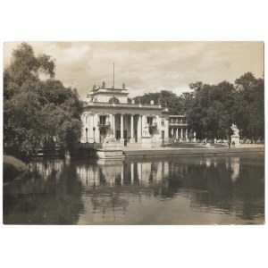 [WARSAW - the palace in Łazienki - view photograph]. [l. 1930s]. Photograph form. 11,...