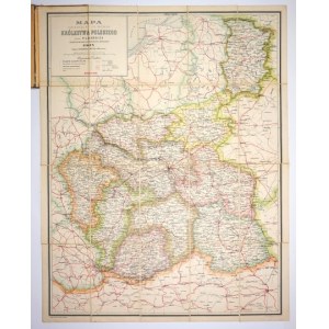 Map of the Kingdom of Poland from 1904
