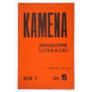 KAMENA. Chełm Lub. R. 5, nr 5: I 1938.