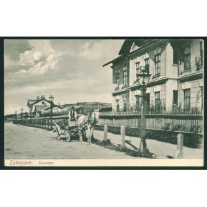 ZAKOPANE. Dworzec. 1906.
