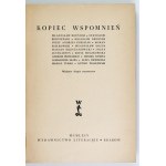 COPY of Memories. 1964. dedication by B. Drobner.