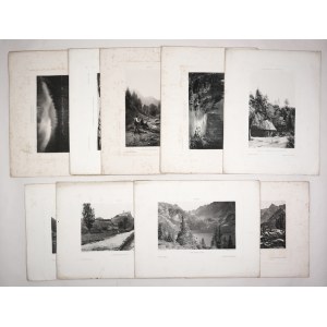 [TATRY, Karpaty Wschodnie]. Zbiór 30 heliograwiur przedstawiających widoki z Tatr i Karpat Wschodnich 1889-...
