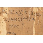 Bronislaw Kierzkowski (1924 Lodz - 1993 Warsaw), Triptych No. 10, 1970