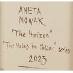 Aneta Nowak (nar. 1985, Zawiercie), Horizont ze série Barevné poznámky, 2023
