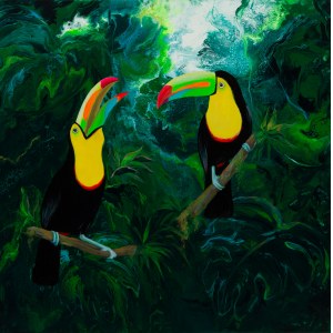 Patrycja Kruszyńska-Mikulska (b. 1973, Lublin), Toucans, 2022