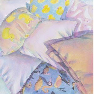 Luke Chwalek, Pillows from the series Bazaar, 2021