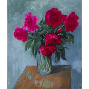 Aneta Jaworowska (b. 1990, Lodz), Peonies, 2023