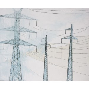 Katarzyna Lembryk, Untitled (power poles), 2018.