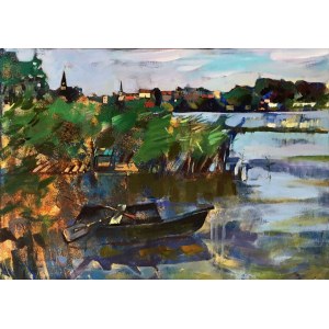 Rita Staszulonok, Etude with boat, 2023.