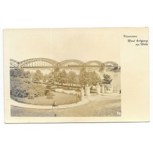 Warsaw Railway Bridge on the Vistula [postcard 1930s].