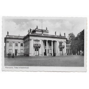 Warsaw Łazienki Palace [Photos from K. Wojutyński's portfolio / postcard ca 1939].
