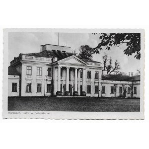 Warsaw Belvedere Palace [Photos from K. Wojutyński's portfolio / postcard ca 1939].