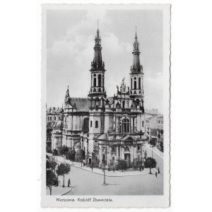 Warsaw Church of the Savior [Photos from K. Wojutyński's portfolio / postcard ca 1939].