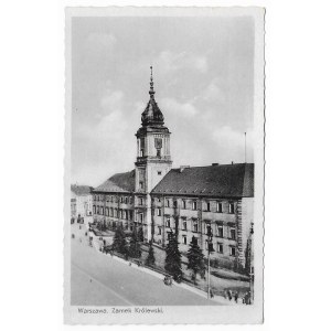 Warszawa Zamek Królewski [Zdjęcia z teki K. Wojutyńskiego / pocztówka ca 1939]