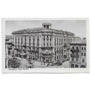 Warszawa Hotel Bristol [Zdjęcia z teki K. Wojutyńskiego / pocztówka ca 1939]