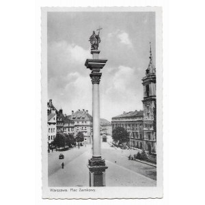 Warsaw Castle Square [Photos from K. Wojutyński's portfolio / postcard ca 1939].