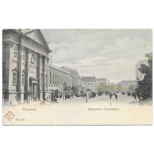 Warsaw Krakowskie Przedmieście [postcard ca1905].