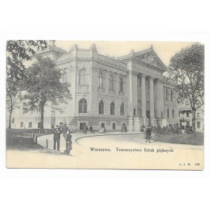 Warszawa Towarzystwo Sztuk Pięknych [pocztówka ca 1905]