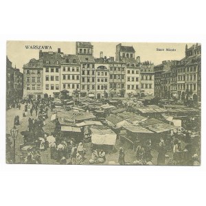 Warszawa Stare Miasto [pocztówka ca 1905]