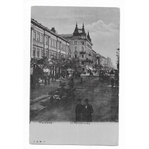 Warsaw Marszałkowska Street [postcard ca 1905].