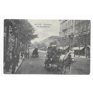 Warsaw Marszałkowska Street [postcard ca 1914].
