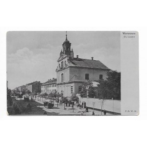 Warszawa ul. Leszno [pocztówka ca 1914]