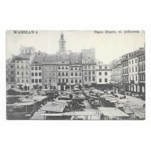 Warsaw Old Town North side [postcard ca 1914].