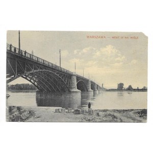 Warszawa Most III na Wiśle [pocztówka ca 1914]