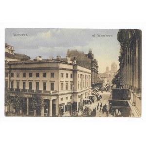 Warszawa ulica Wierzbowa [pocztówka ca 1914]